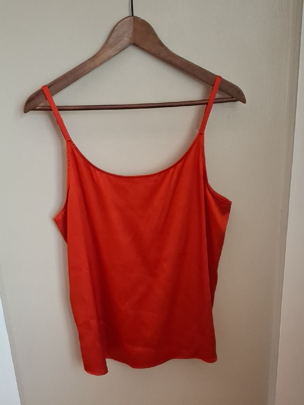 Eileen Fisher Bright Red Satin Camisole_1